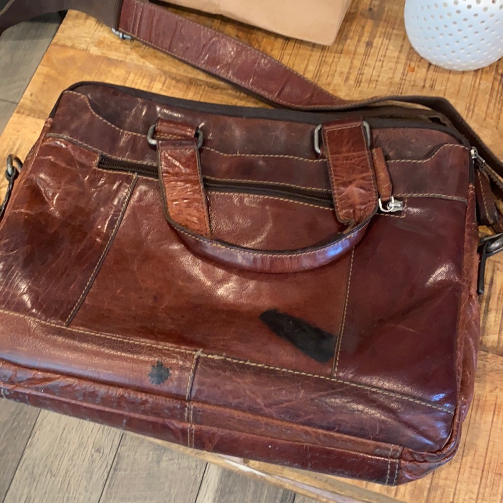 Leather Work Bag